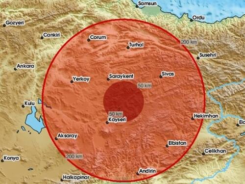 Snažan zemljotres u Turskoj, magnitude 5.6 po Richteru