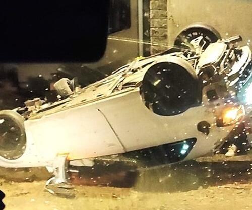 U nesreći kod Bjelovara teško povrijeđen 19-godišnji vozač, automobil završio na krovu