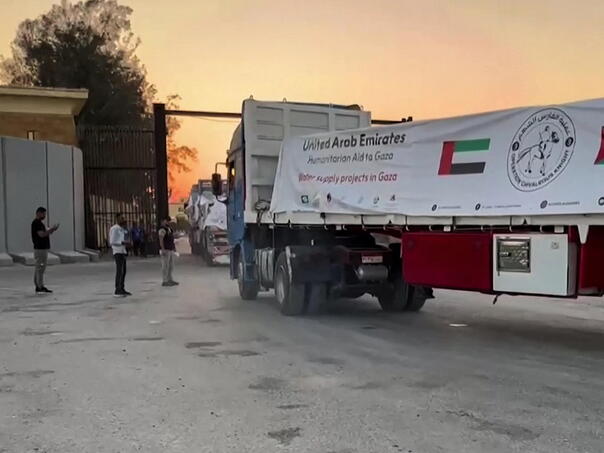 U Gazu ušlo oko 100 kamiona s pomoći za napaćeno stanovništvo