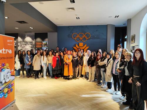 Foto: 1200 učenika posjetilo Olimpijski muzej