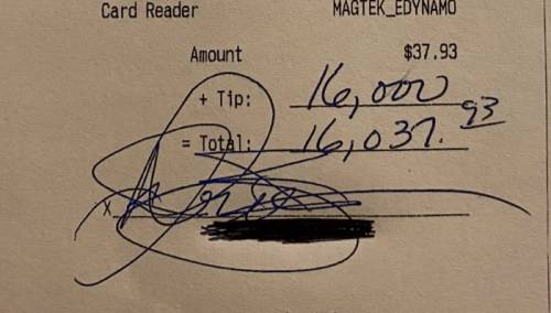 16.000 dolara napojnice za dva hot doga