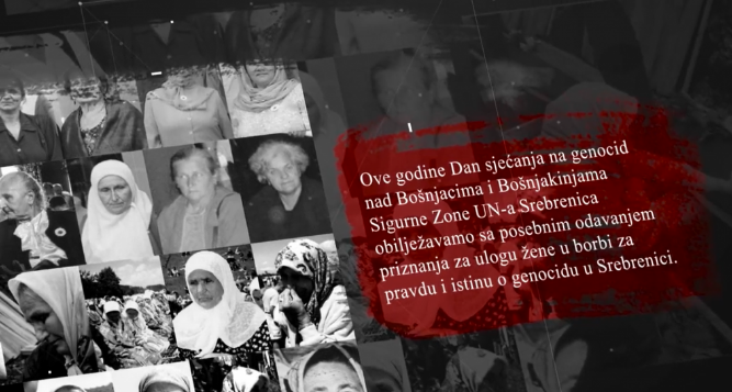 27. godišnjica genocida u posebnom fokusu ima ulogu žene u borbi za pravdu