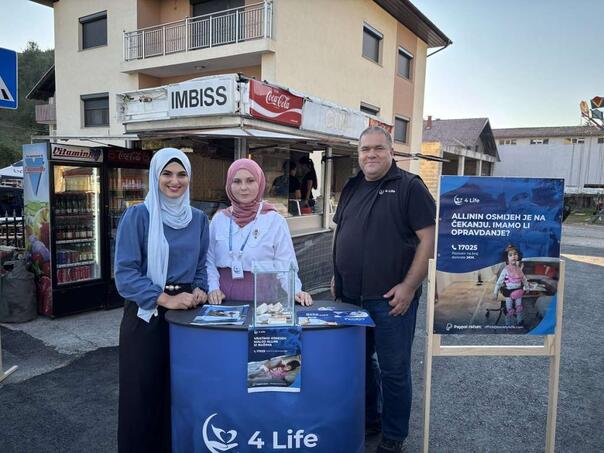 4 Life u rekordnom roku prikupio 40.000 eura za liječenje Alline Šekić iz Bužima
