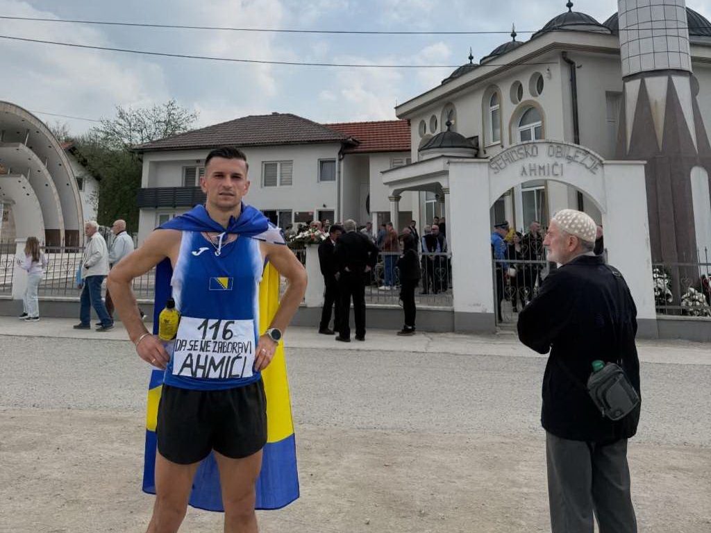 Abedin Mujezinović iz Zenice do Ahmića trčao za 116 ubijenih žrtava