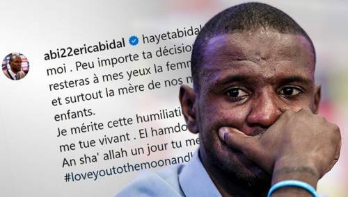 Abidal varao suprugu: Zaslužujem poniženje, oprosti mi