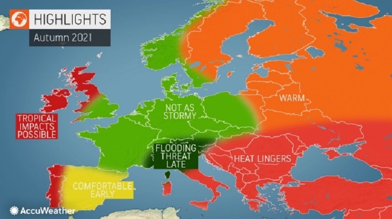  AccuWeather objavio veliku prognozu za jesen