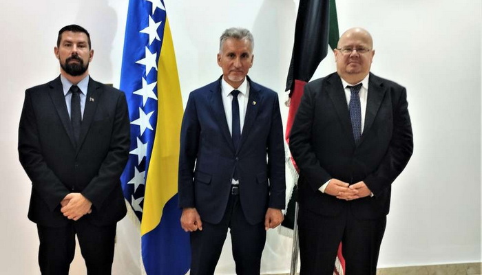 Ademović u posjeti Ambasadi BiH u Kuvajtu