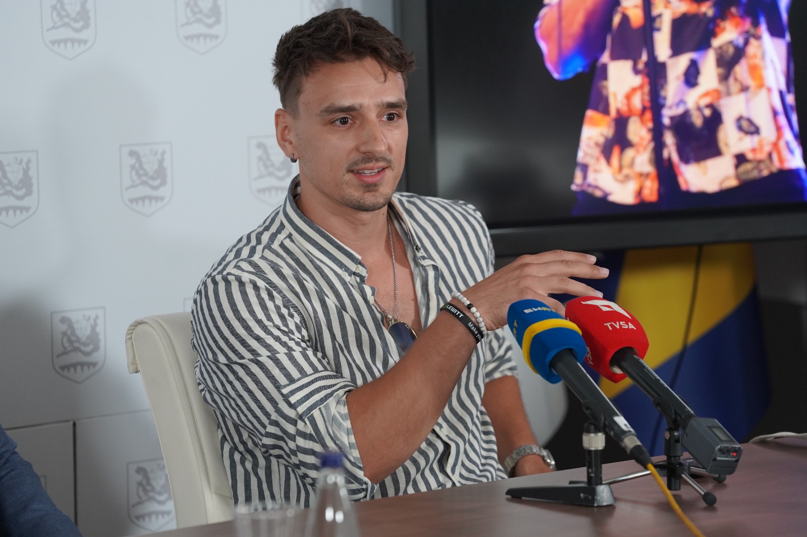 Adi Šoše na Centralnom trgu na Ilidži 17. jula