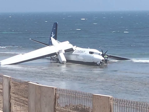 Afrički avion pao u more: Svi putnici preživjeli