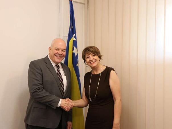 Aggeler u oproštajnoj posjeti CIK-u BiH: Dugogodišnji partneri na unapređenju bh. izbornog sistema