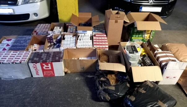 Akcija 'Akciza 22': Oduzeta velika količina duhana i cigareta