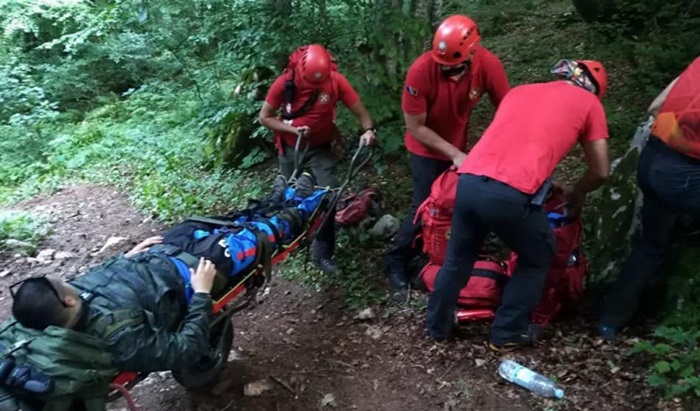 Akcija GSS-a uspješno završena: Planinar je izvan životne opasnosti