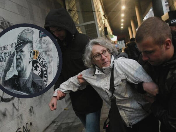 Aktivistici koja je jajima gađala Mladićev mural stiglo rješenje za zatvor!