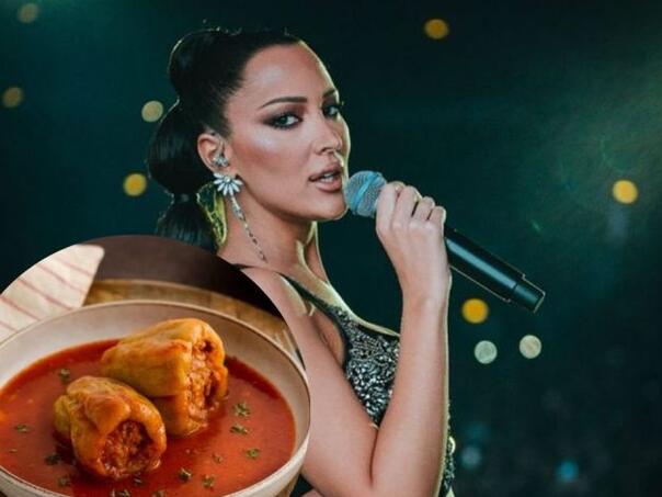 Aleksandra Prijović se pohvalila kulinarskim umijećem, napravila punjene paprike