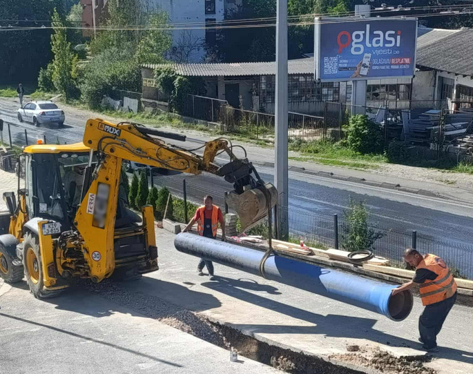Alipašina ulica uskoro dobija novi, efikasniji cjevovod