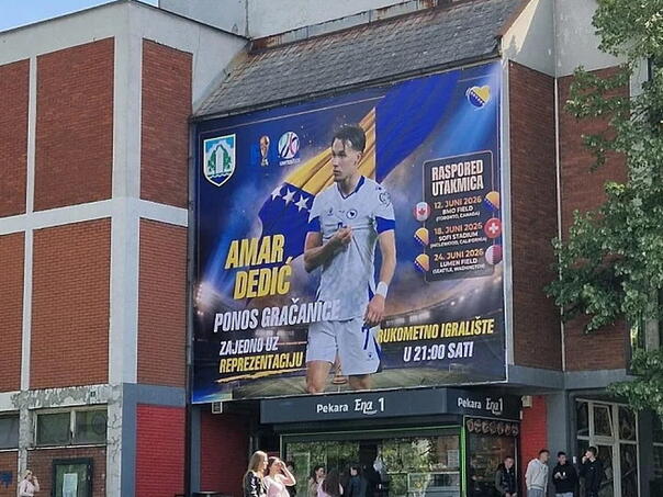 Amar Dedić dobio bilbord uoči Svjetskog prvenstva