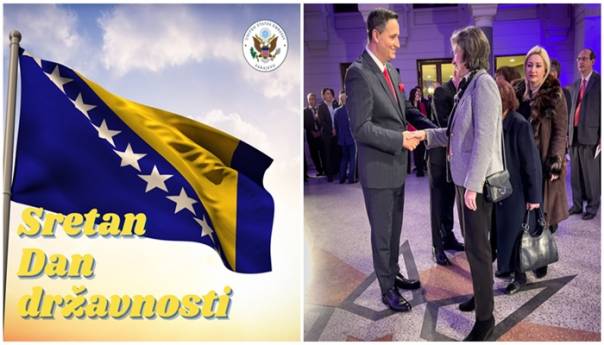 Ambasada SAD-a čestitala Dan državnosti BiH