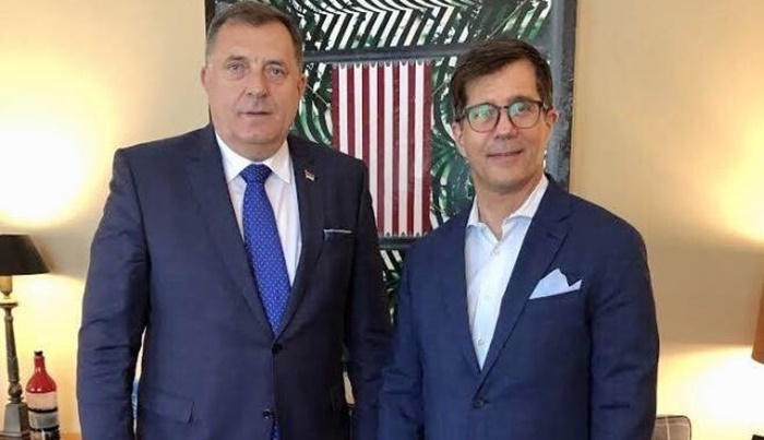 Ambasada SAD objavila detalje susreta Nelsona s Dodikom