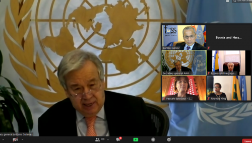 Ambasador Alkalaj učestvovao na Dijalogu s generalnim sekretarom UN-a