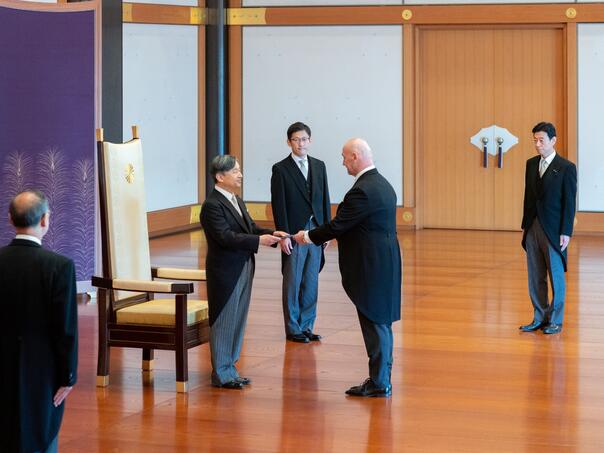 Ambasador BiH u Japanu Mato Zeko predao akreditivna pisma caru Japana