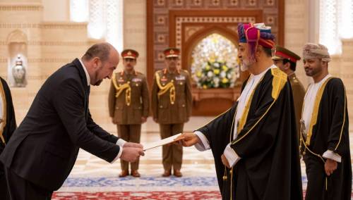 Ambasador Jusić predao akreditive sultanu Omana