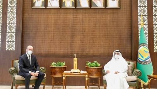 Ambasador Jusić sa generalnim sekretarom GCC