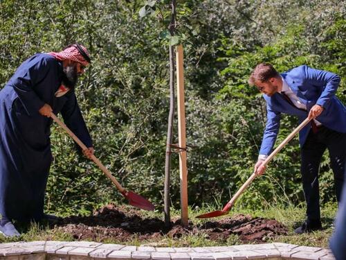 Ambasador Katara u BiH zasadio lipu u Aleji ambasadora u Sarajevu