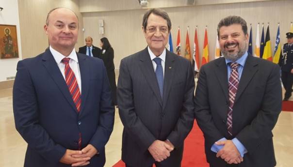 Ambasador Kovačević uručio akreditivna pisma predsjedniku Republike Kipar