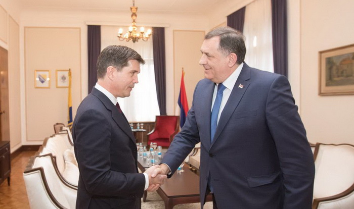 Ambasador Nelson razgovarao s Miloradom Dodikom