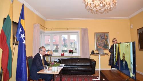 Ambasador Poljo predao akreditive predsjedniku Republike Litvanije Nausedi