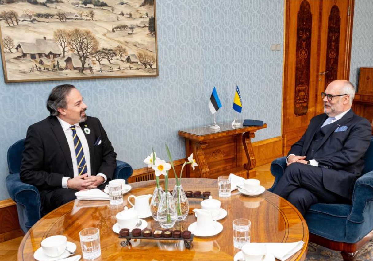 Ambasador Šošić sa predsjednikom Estonije: Veliki potencijal za unaprijeđenje odnosa