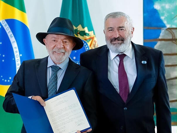 Ambasador Sven Alkalaj predao akreditivna pisma predsjedniku Savezne Republike Brazil
