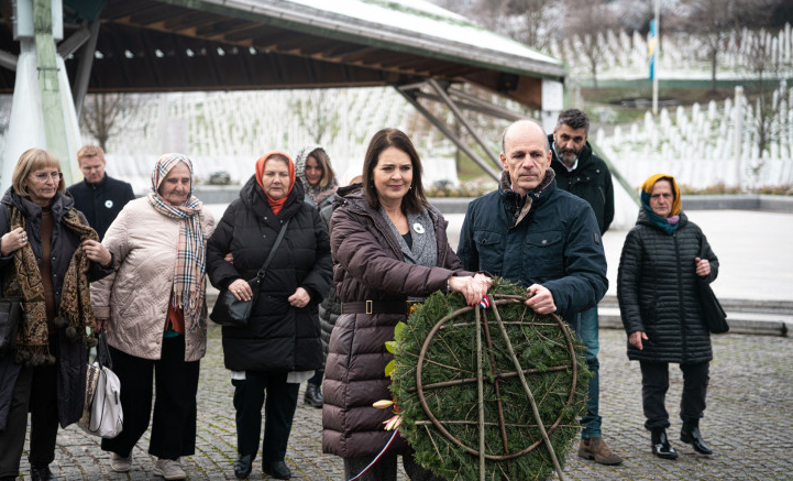 Ambasadorica za ljudska prava Nizozemske posjetila Memorijalni centar Srebrenica