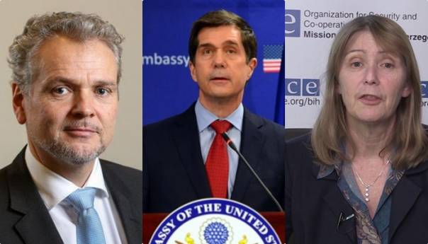 Ambasadori EU, SAD i OSCE-a se oglasili o izbornoj reformi u BiH