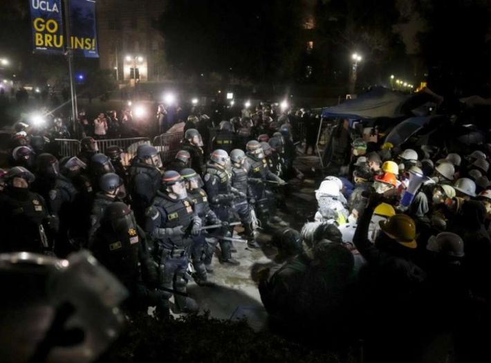 Američka policija razbila propalestinski protestni kamp na Univerzitetu
