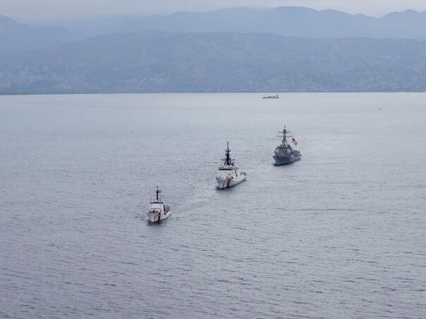 Američki ratni brodovi stigli uz obalu Haitija