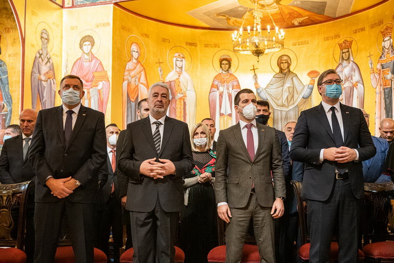 Dodik: Amfilohije govorio da je RS krštena