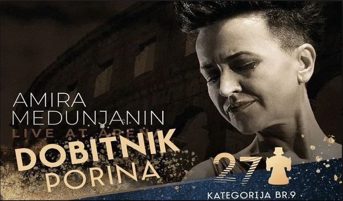 Amira Medunjanin dobitnica Porina za najbolju žensku vokalnu izvedbu