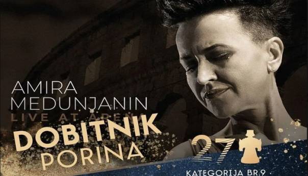 Amira Medunjanin dobitnica Porina za najbolju žensku vokalnu izvedbu