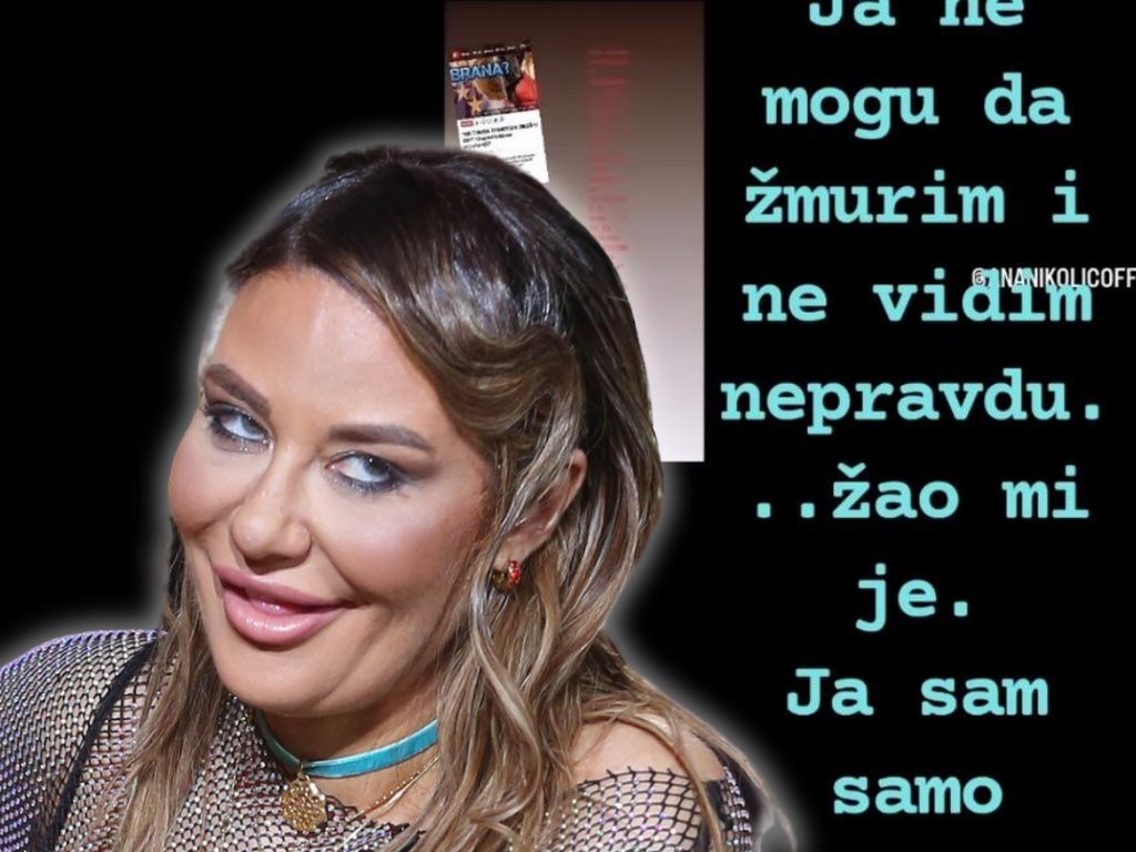 Ana Nikolić zbog Rezolucije neće da pjeva u BiH i CG: 'Nema tih para...'