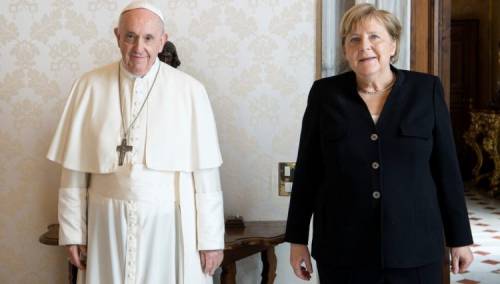 Angela Merkel u oproštajnoj posjeti kod pape Franje