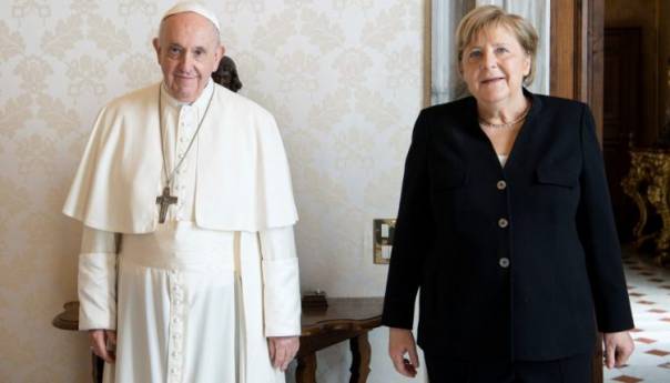 Angela Merkel u oproštajnoj posjeti kod pape Franje