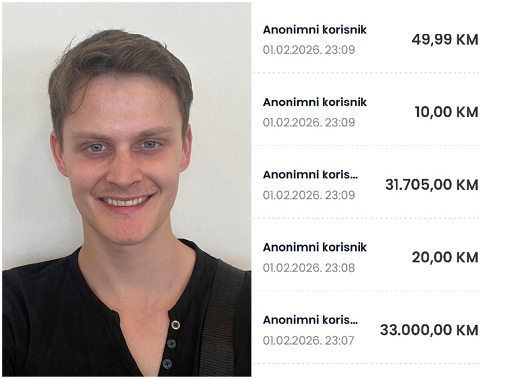 Anonimni humanista uplatio više od 64.000 KM za oboljelog Dževada