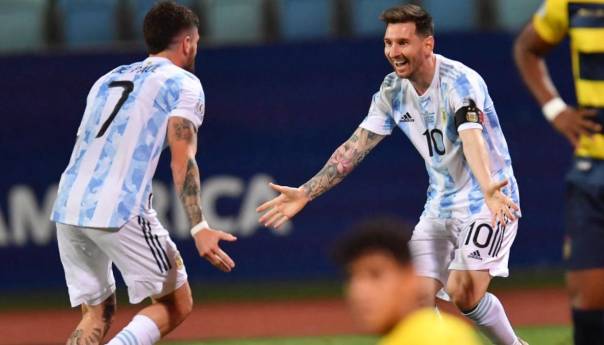 Argentina na krilima Messija razbila Ekvador, Kolumbija slavila nakon penala