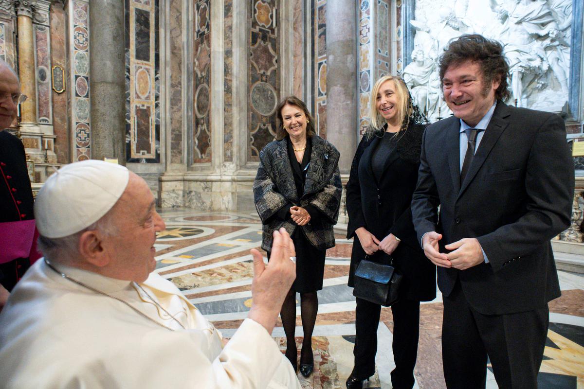 Argentinski predsjednik Milei u audijenciji kod pape Franje
