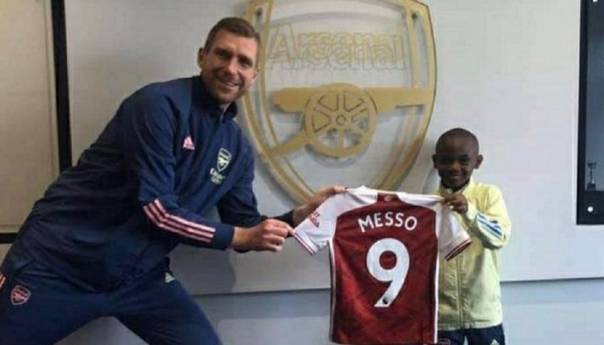 Arsenal doveo 10- godišnjeg Kenijca zove se Leo Messo