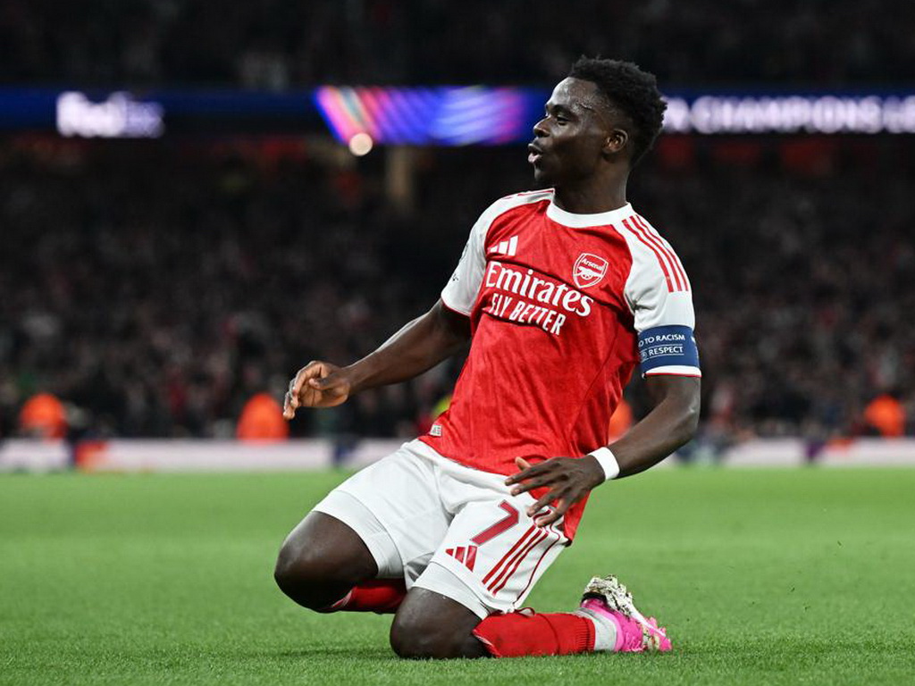 Arsenal u finalu Lige prvaka: Saka junak za drugo finale u historiji