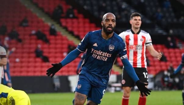 Arsenal ubjedljiv na Bramall Laneu protiv Oštrica, dva gola Lacazettea