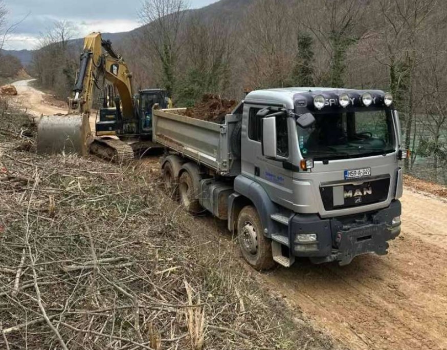 Asfaltira se preostali dio puta do Štrbačkog buka