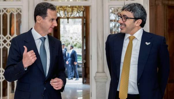 Assad primio ministra vanjskih poslova Emirata, u posljednjem znaku približavanja